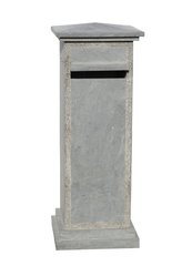 Chinese blauwe steen brievenbus