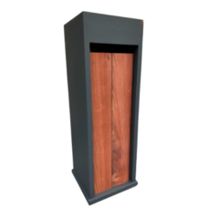 Brievenbus antraciet