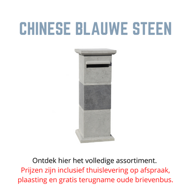 Brievenbussen Chinese blauwe hardsteen