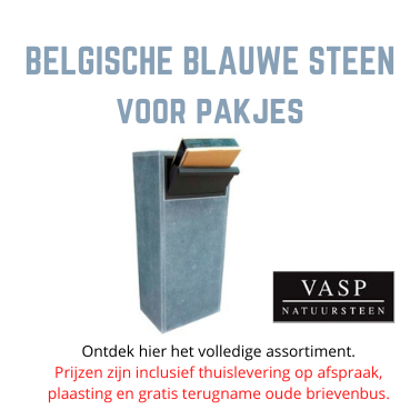 Brievenbussen Belgische blauwe hardsteen voor pakjes