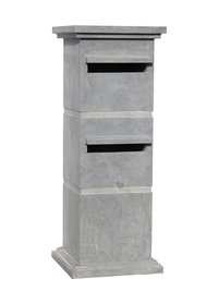 Brievenbus in Chinese blauwe hardsteen Peer