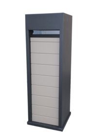 Brievenbus Cambridge Stripes cottage bruin