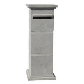 Vrijstaande Brievenbus In Chinese Blauwe Steen Latem